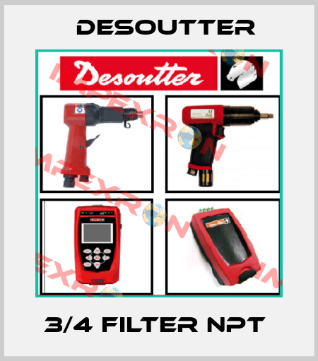 3/4 FILTER NPT  Desoutter