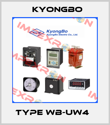 type WB-UW4   Kyongbo