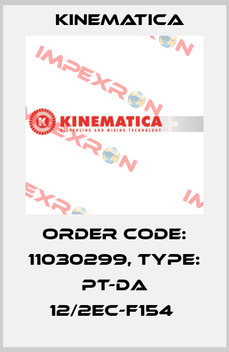 Order Code: 11030299, Type: PT-DA 12/2EC-F154  Kinematica