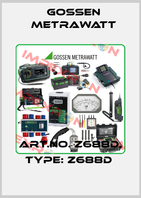 Art.No. Z688D, Type: Z688D  Gossen Metrawatt
