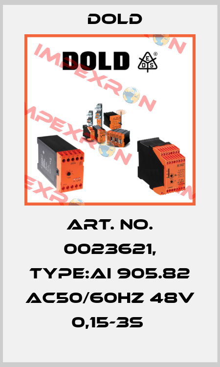 Art. No. 0023621, Type:AI 905.82 AC50/60HZ 48V 0,15-3S  Dold