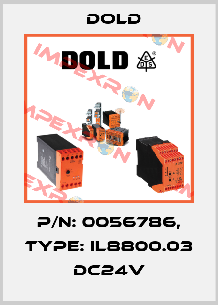 p/n: 0056786, Type: IL8800.03 DC24V Dold