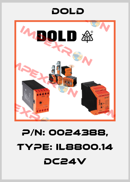 p/n: 0024388, Type: IL8800.14 DC24V Dold