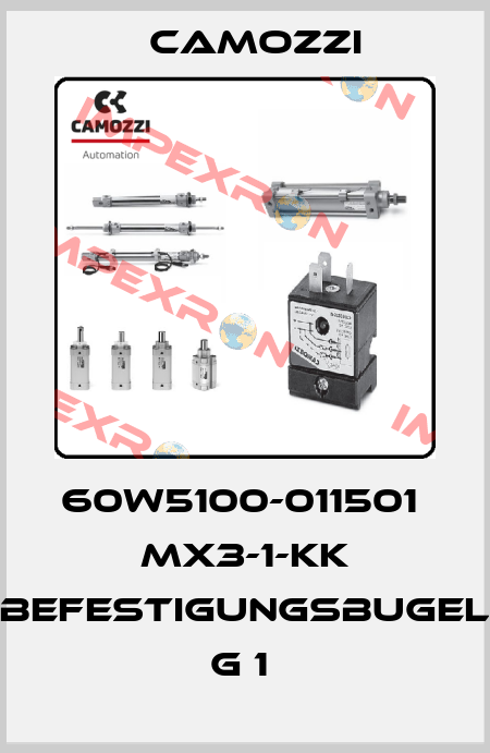 60W5100-011501  MX3-1-KK BEFESTIGUNGSBUGEL G 1  Camozzi