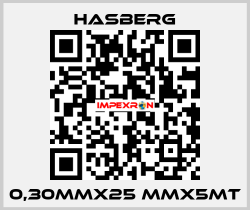 0,30MMX25 MMX5MT Hasberg