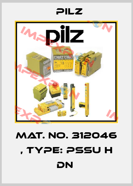 Mat. No. 312046 , Type: PSSu H DN  Pilz