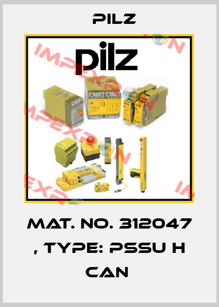 Mat. No. 312047 , Type: PSSu H CAN  Pilz