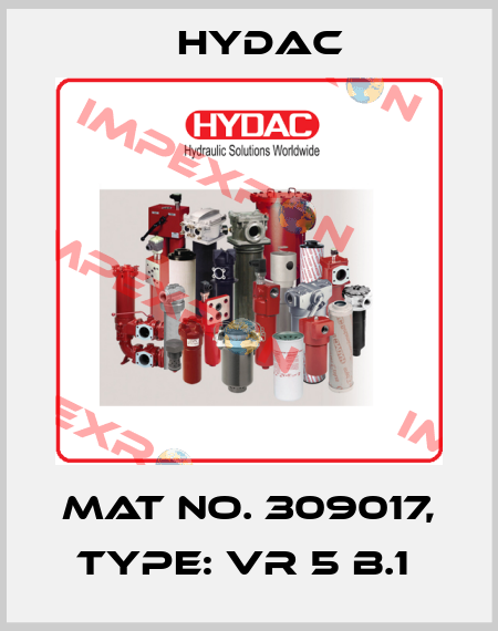 Mat No. 309017, Type: VR 5 B.1  Hydac