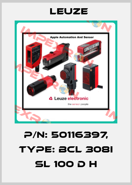 p/n: 50116397, Type: BCL 308i SL 100 D H Leuze