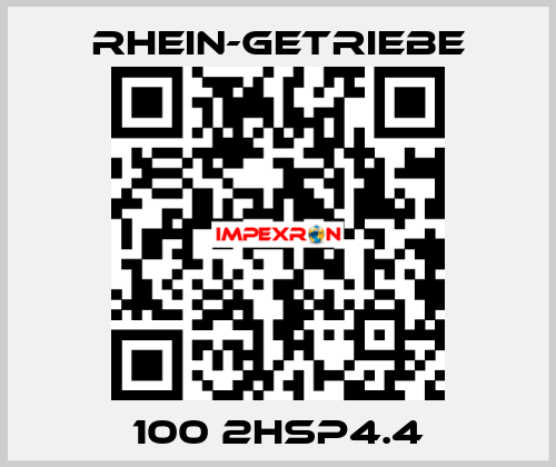 100 2HSP4.4 Rhein-Getriebe