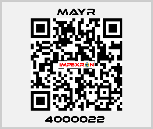 4000022  Mayr