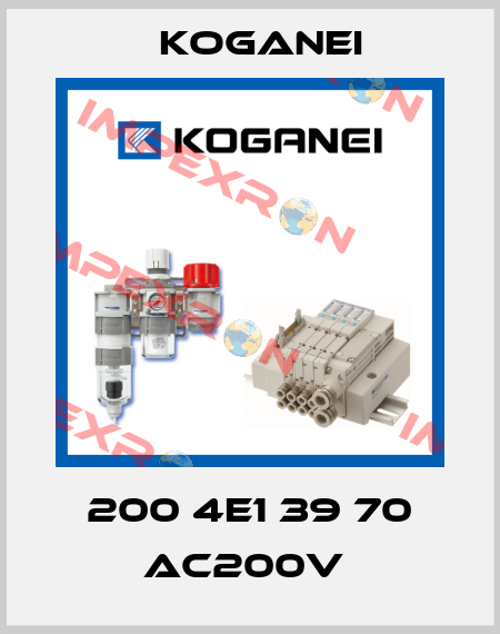 200 4E1 39 70 AC200V  Koganei