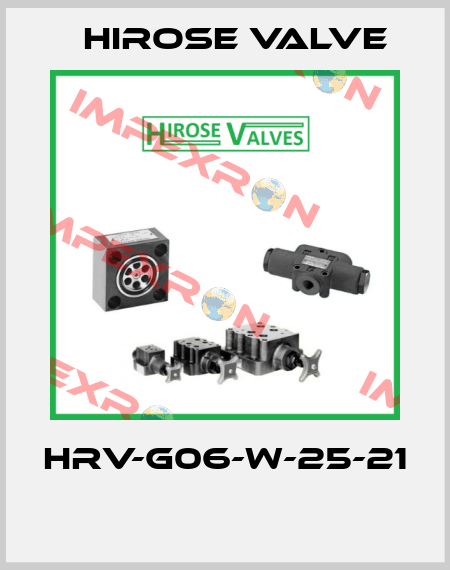 HRV-G06-W-25-21  Hirose Valve