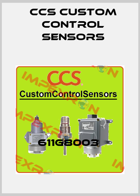 CCS Custom Control Sensor 611G8003 1000 PSIG 5A 125/250 VAC 28 VDC 
