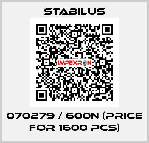 070279 / 600N (price for 1600 pcs) Stabilus