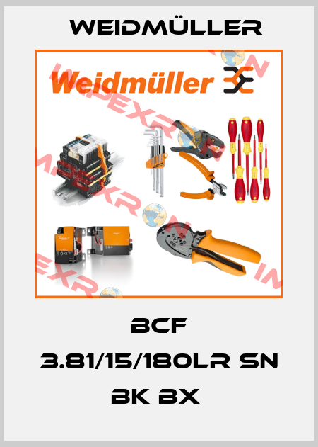 BCF 3.81/15/180LR SN BK BX  Weidmüller