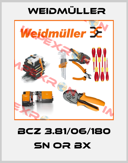 BCZ 3.81/06/180 SN OR BX  Weidmüller