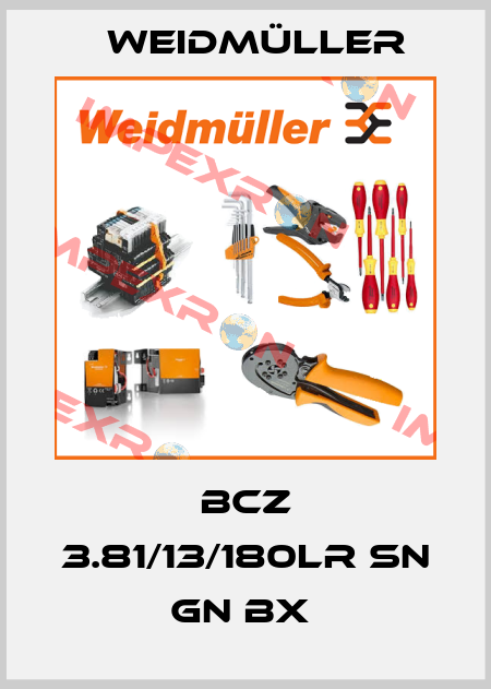 BCZ 3.81/13/180LR SN GN BX  Weidmüller