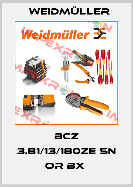BCZ 3.81/13/180ZE SN OR BX  Weidmüller