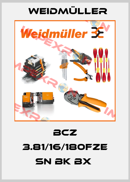BCZ 3.81/16/180FZE SN BK BX  Weidmüller