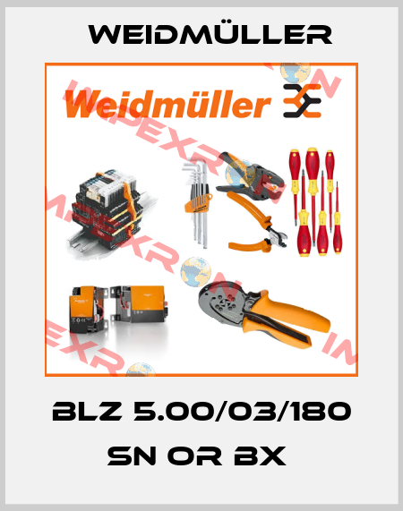 BLZ 5.00/03/180 SN OR BX  Weidmüller