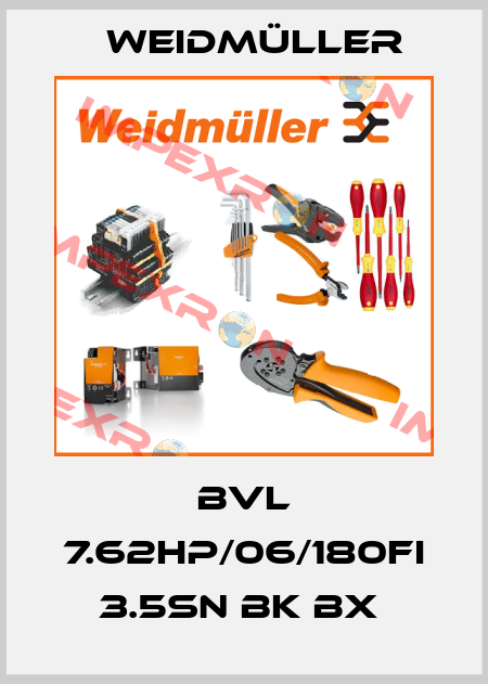 BVL 7.62HP/06/180FI 3.5SN BK BX  Weidmüller