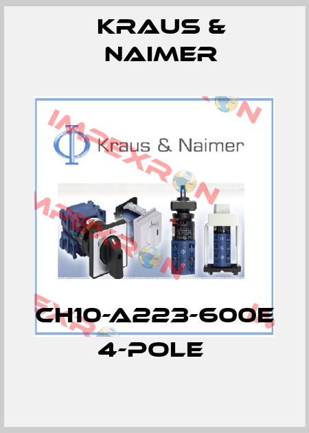 CH10-A223-600E    4-POLE  Kraus & Naimer