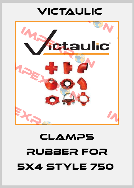 CLAMPS RUBBER FOR 5X4 STYLE 750  Victaulic