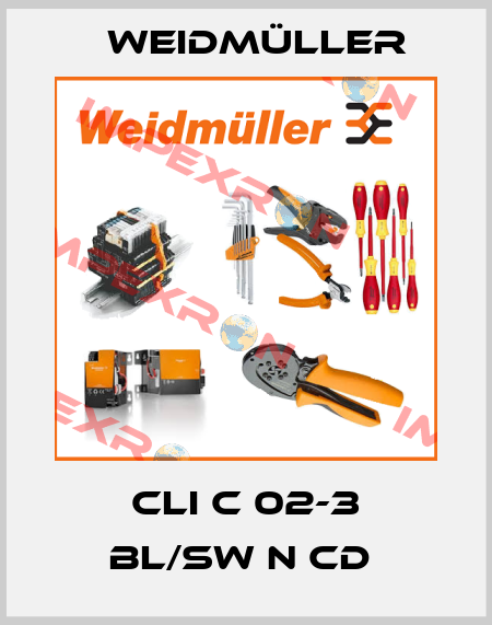 CLI C 02-3 BL/SW N CD  Weidmüller