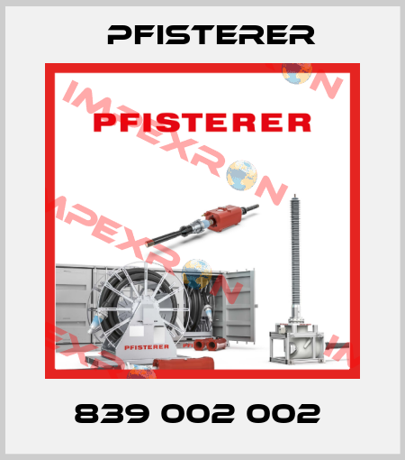 839 002 002  Pfisterer