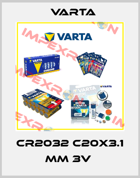 CR2032 C20X3.1 MM 3V  Varta