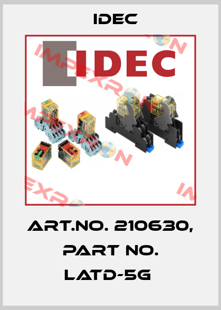 Art.No. 210630, Part No. LATD-5G  Idec