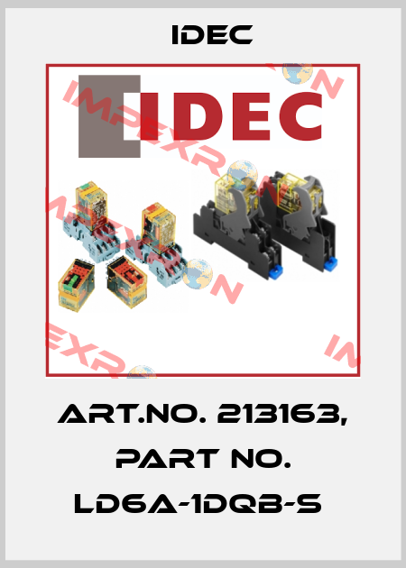 Art.No. 213163, Part No. LD6A-1DQB-S  Idec