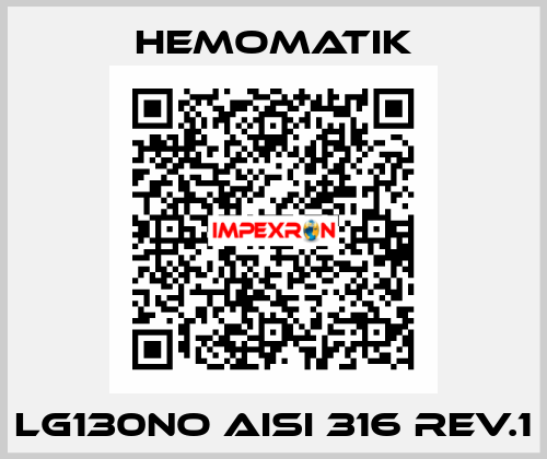 LG130NO AISI 316 Rev.1 Hemomatik