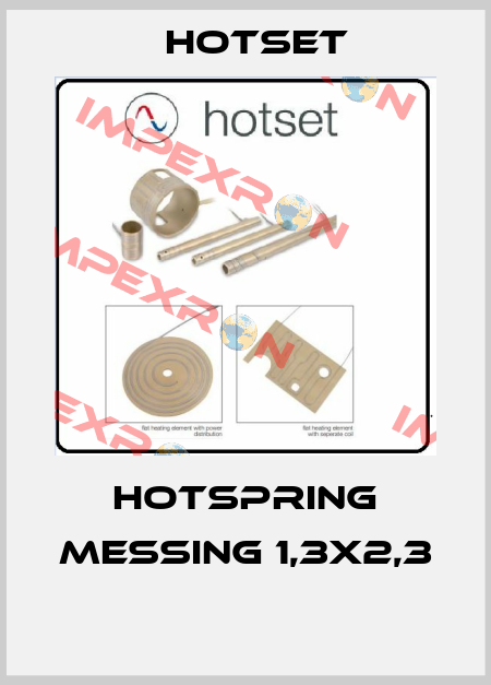 HOTSPRING MESSING 1,3X2,3  Hotset