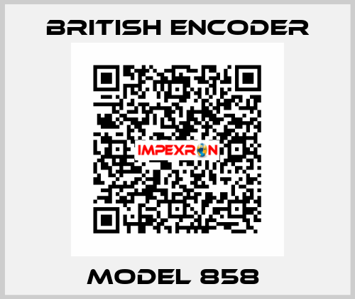 Model 858  British Encoder