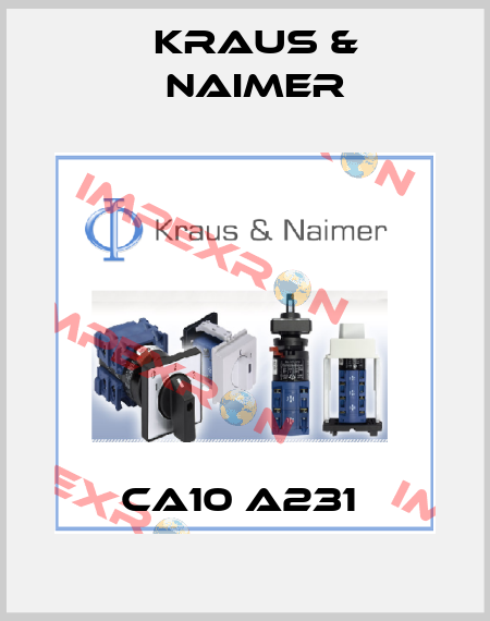 CA10 A231  Kraus & Naimer