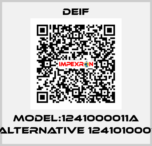 Model:1241000011A alternative 1241010001 Deif