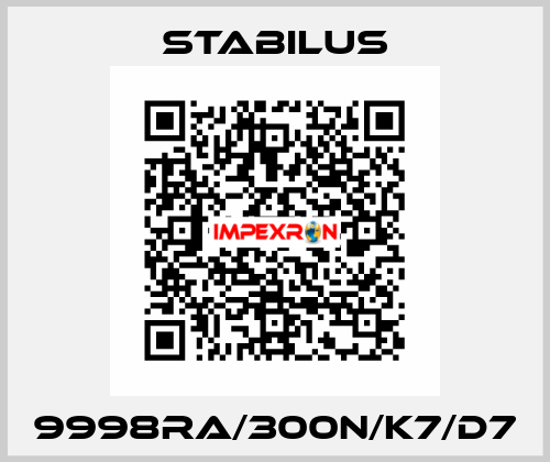 9998RA/300N/K7/D7 Stabilus