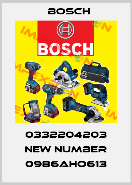 0332204203 new number 0986AHO613 Bosch