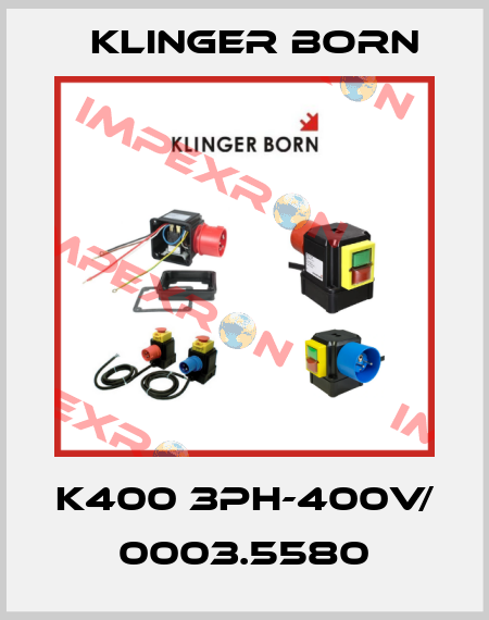 K400 3Ph-400V/ 0003.5580 Klinger Born