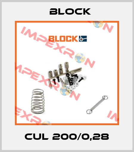 CUL 200/0,28 Block