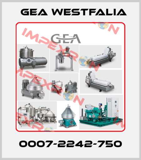 0007-2242-750 Gea Westfalia