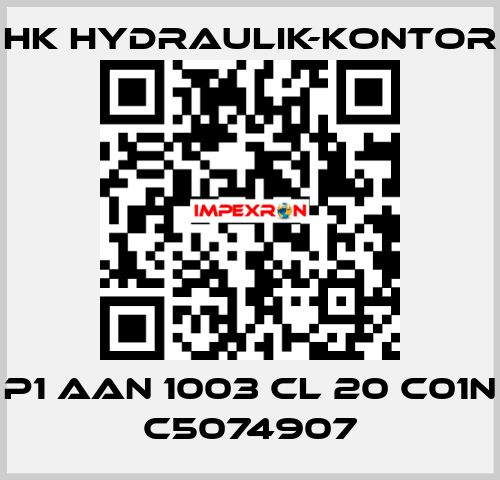 P1 AAN 1003 CL 20 C01N C5074907 HK HYDRAULIK-KONTOR