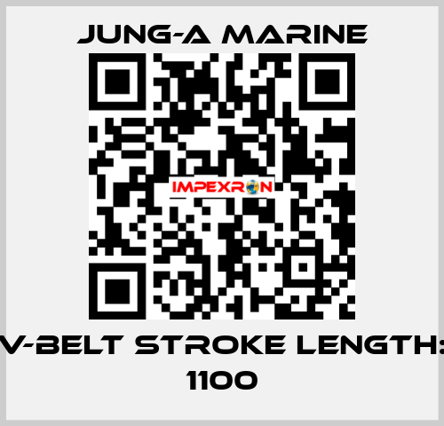 V-belt stroke length: 1100 JUNG-A MARINE