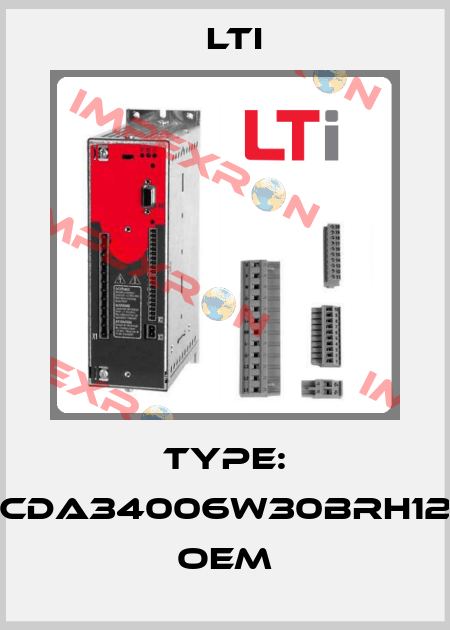 Type: CDA34006W30BRH12 oem LTI