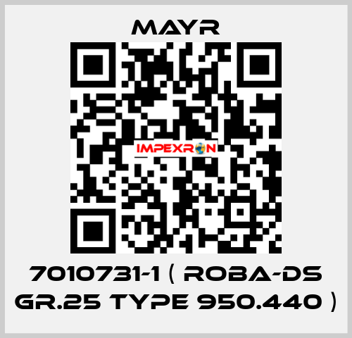 7010731-1 ( ROBA-DS Gr.25 Type 950.440 ) Mayr