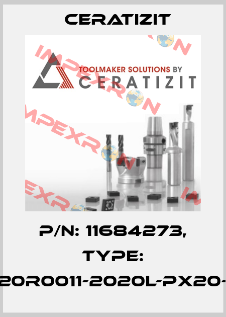 P/N: 11684273, Type: E20R0011-2020L-PX20-3 Ceratizit