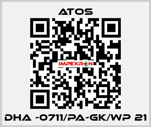 DHA -0711/PA-GK/WP 21 Atos