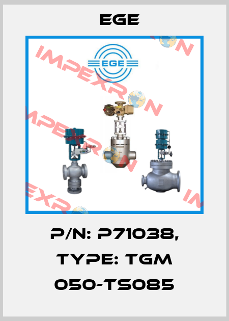p/n: P71038, Type: TGM 050-TS085 Ege